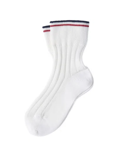 Brunello Cucinelli Cotton Socks In White