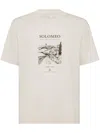 Brunello Cucinelli Grey Cotton Jersey Milano T-shirt In White