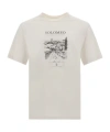 Brunello Cucinelli Grey Cotton Jersey Milano T-shirt In White