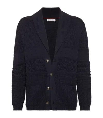 Brunello Cucinelli Cárdigan - Azul In Navy Blue