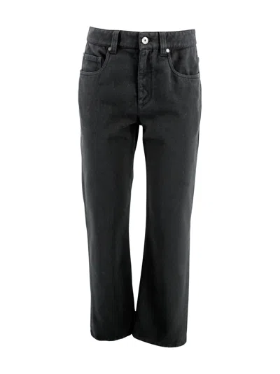 BRUNELLO CUCINELLI COTTON STRAIGHT-LEG JEANS