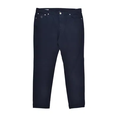 Brunello Cucinelli Cotton Straight-leg Trousers In Blue