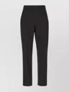 Brunello Cucinelli Cotton Stretch Pants With Pockets And Loops In Black