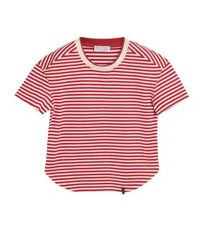 Brunello Cucinelli Kids' Cotton Stripe T-shirt