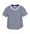 Brunello Cucinelli Cotton Stripe T-shirt In White