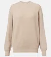 Brunello Cucinelli Cotton Sweater In Beige