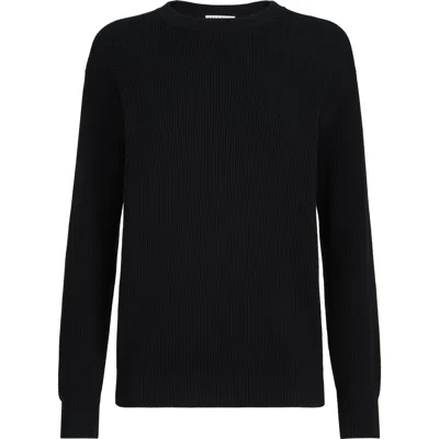 Brunello Cucinelli Cotton Sweater In Black