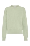 Brunello Cucinelli Cotton Sweater In Green