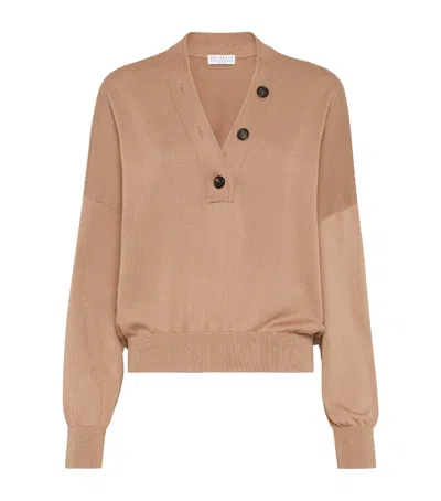 BRUNELLO CUCINELLI COTTON SWEATER