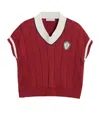 Brunello Cucinelli Knitted T-shirt In Red