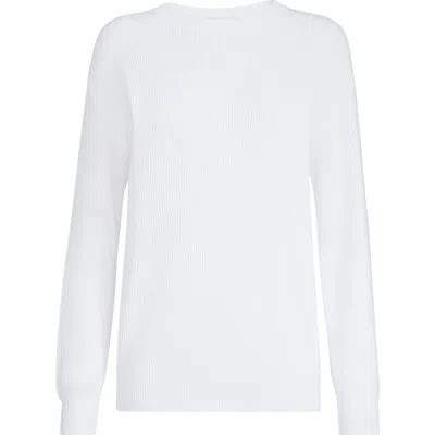 Brunello Cucinelli Cotton Sweater In White