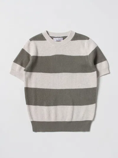Brunello Cucinelli Sweater  Kids Color Yellow Cream