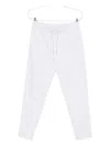 Brunello Cucinelli Cotton Sweatpants Back Pockets In White