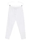 Brunello Cucinelli Cotton Sweatpants Back Pockets In White