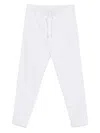 Brunello Cucinelli Cotton Sweatpants Back Pockets In White