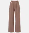 Brunello Cucinelli Cotton Sweatpants In Brown