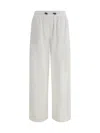 Brunello Cucinelli Cotton Sweatpants In White