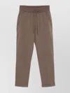 Brunello Cucinelli Cotton Sweatpants With Relaxed Fit And Turn-up Cuffs