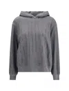 Brunello Cucinelli Cotton Sweatshirt In Gray