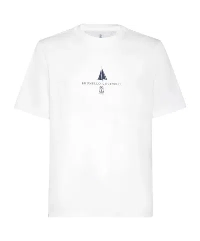 BRUNELLO CUCINELLI COTTON T-SHIRT