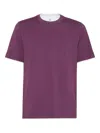 Brunello Cucinelli T-shirt Mit Rundem Ausschnitt