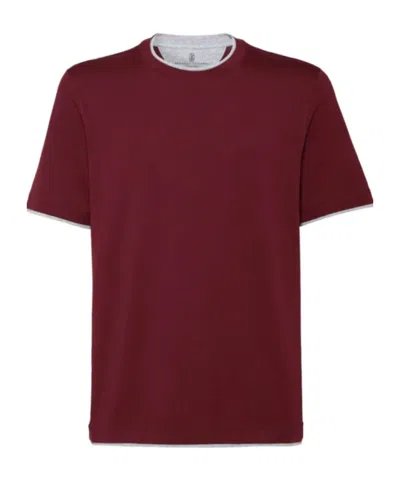 BRUNELLO CUCINELLI COTTON T-SHIRT