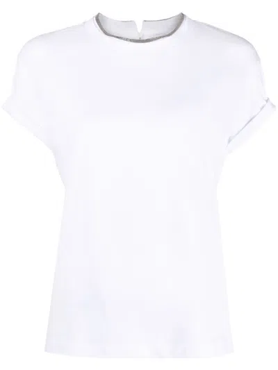 Brunello Cucinelli Cotton T-shirt In White