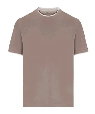 Brunello Cucinelli Cotton T-shirt In Neutral