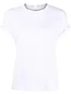 Brunello Cucinelli Stretch Cotton Jersey T-shirt With Precious Faux-layering