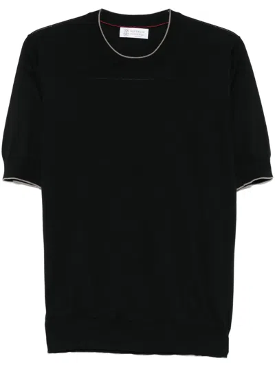 Brunello Cucinelli Cotton T-shirt In Black