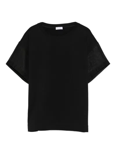 Brunello Cucinelli Cotton T-shirt In Black