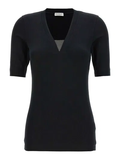 Brunello Cucinelli T-shirt  Woman Color Black