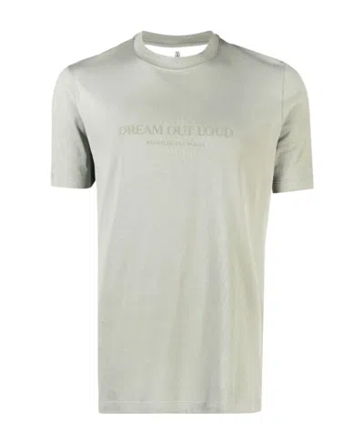 Brunello Cucinelli Cotton T-shirt In Gray
