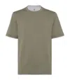 Brunello Cucinelli Cotton T-shirt In Olive