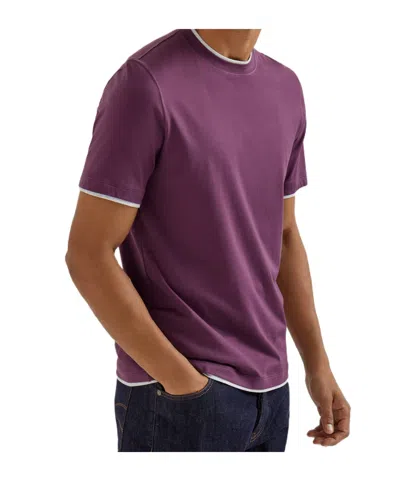 Brunello Cucinelli Cotton T-shirt In Purple