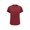 Brunello Cucinelli Monili-chain Patch-pocket T-shirt In Red