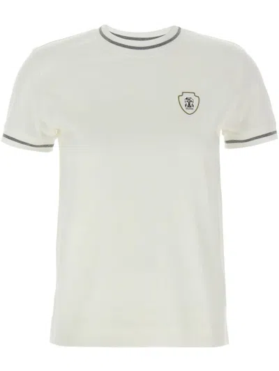 Brunello Cucinelli Cotton Jersey T-shirt In White