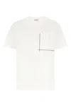 Brunello Cucinelli Monile Crew Neck Pocket T-shirt In White