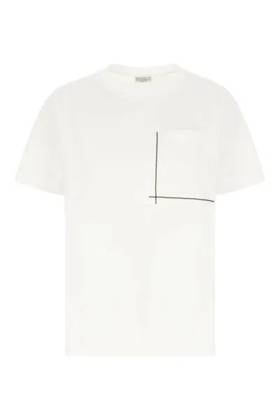 Brunello Cucinelli T-shirts In White