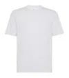 Brunello Cucinelli White Cotton Faux Layering T-shirt In White