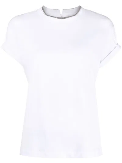 Brunello Cucinelli Cotton T-shirt In White