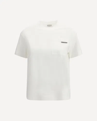 Brunello Cucinelli Cotton T-shirt In White