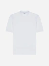 Brunello Cucinelli Classic Cotton T-shirt For Men In White