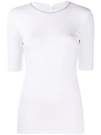 Brunello Cucinelli Cotton T-shirt In White