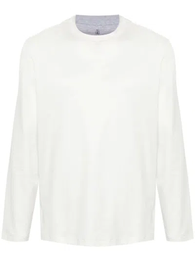 Brunello Cucinelli Cotton T-shirt In White