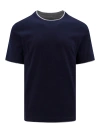 Brunello Cucinelli T-shirt In Blue