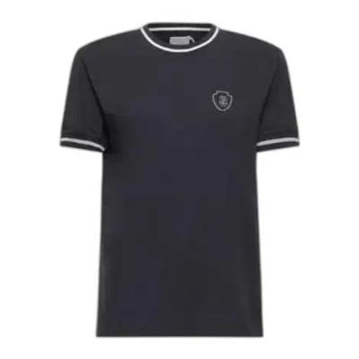 Brunello Cucinelli Cotton T-shirt With Logo In Gray