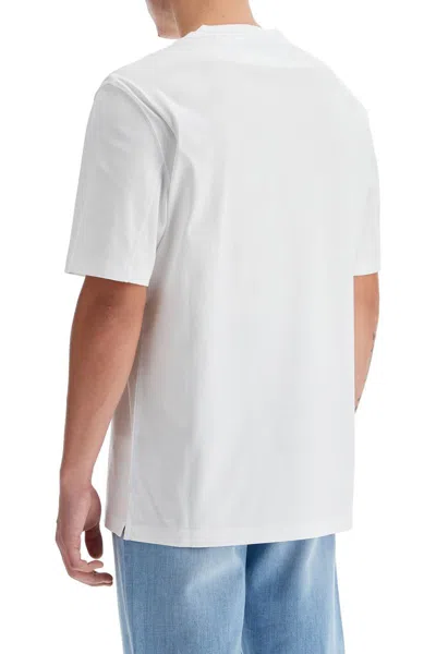 Brunello Cucinelli Cotton T-shirt With Print In White