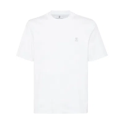 BRUNELLO CUCINELLI COTTON T SHIRTS