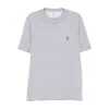 Brunello Cucinelli Embroidered Cotton T-shirt
